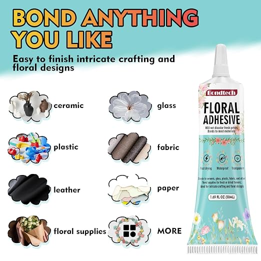 Floral Glue, Boutonnieres, Fabric and Wedding Craft Supplies, Waterproof - Image 5