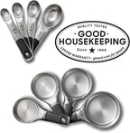 OXO Good Grips 8 Piece Stainless Steel Measuring Cups and Spoons Set - Image 2