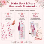 DIY Bookmark Making Kit, 20 Clear Acrylic Bookmark Blanks 5.9 x 2 in - Image 7