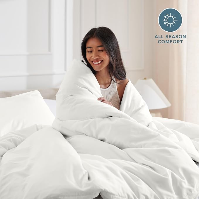 Bare Home Bedding Duvet Cover Queen Size - Image 3