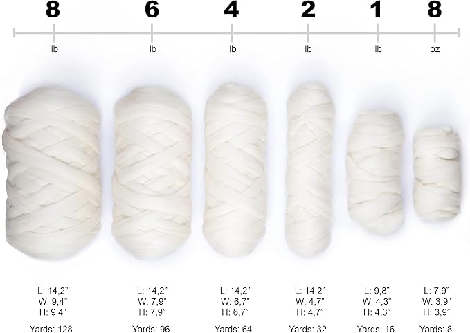 Natural Wool Bulk roving, 1 lb. Best Wool - Image 6