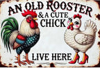 MjhRcll Chicken Stamped Cross Stitch Kits, Chicken Embroidery Starter Kit by MjhRcll