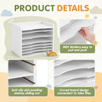 Ripeng White Bamboo Puzzle Holder Rack - Image 3