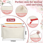 Legigo Blank Canvas Bag Zipper Pouch Makeup Bags Bulk - Image 2