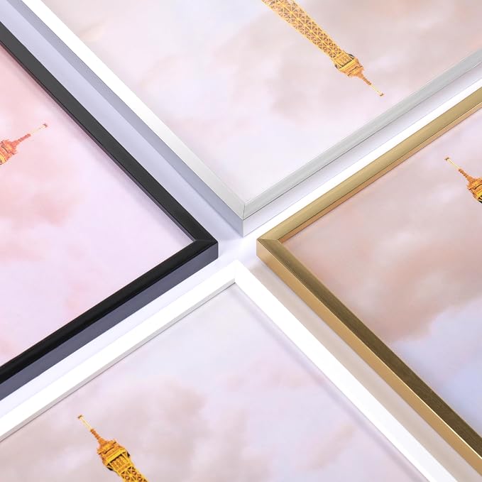 upsimples 4x6 Picture Frame Set of 3, Made of High Definition Glass - Image 6