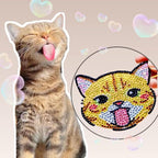 EWJRNSF 8 PCS Diamond Art Coasters Kit, Small Diamond Painting Coasters - Image 7