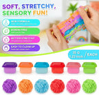 Carolart Sand and Dough Tools Set, 6 Color Cloud Sand Sensory Kit - Image 3