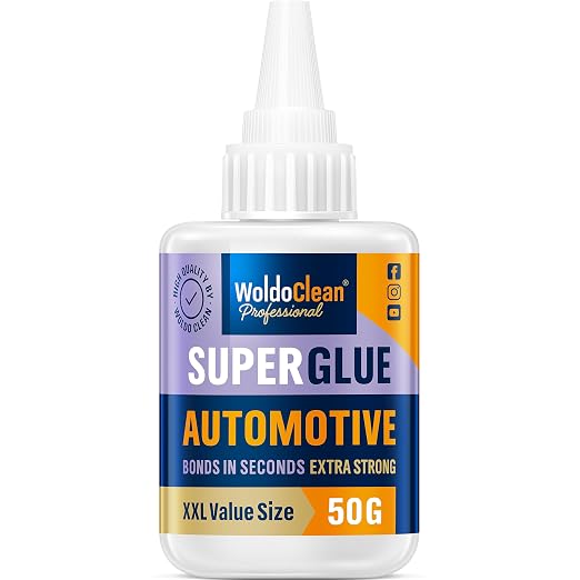 WoldoClean Super Glue for Cars and Trucks 50g by WoldoClean