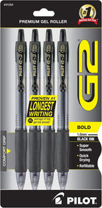 Pilot G2 Premium Refillable & Retractable Rolling Ball Gel Pens, Bold Point by PilotCorporationofAmerica