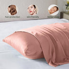 Silk Pillowcase for Hair and Skin Mulberry Silk Pillowcase Soft Breathable - Image 2