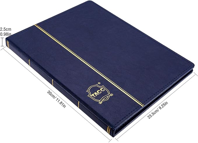 Ettonsun Leather 60-Pocket Paper Money Album Currency Holders - Image 2
