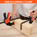 HORUSDY 2 Pieces Strong Hold Track Saw Clamps 6-Inch, Quick Release Track Saw - Image 7