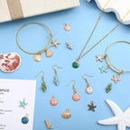 SANNIX 90 Pcs Ocean Charms For Jewelry Making Sea Animal Pendant Alloy Ocean - Image 5