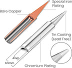 Soldering Iron Kit, 60W Soldering Iron Adjustable Temperature 25-in-1, 5 Solder - Image 5