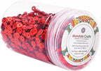 Mandala Crafts 6mm Cup Round Holographic Red Sequins - Image 4