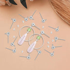 60pcs Ball Studs for Jewelry Making, Hypoallergenic Ball Earring Studs - Image 3
