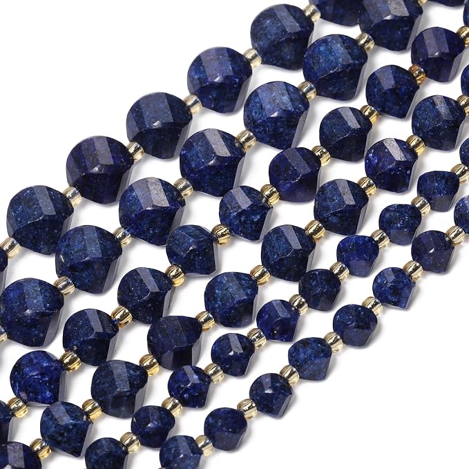 34pcs Natural Lapis Lazuli Stone Beads - Image 6