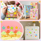 810Pcs Foam Stickers Foam Shape Stickers Colorful Self Adhesive, 8 Colors Heart - Image 7