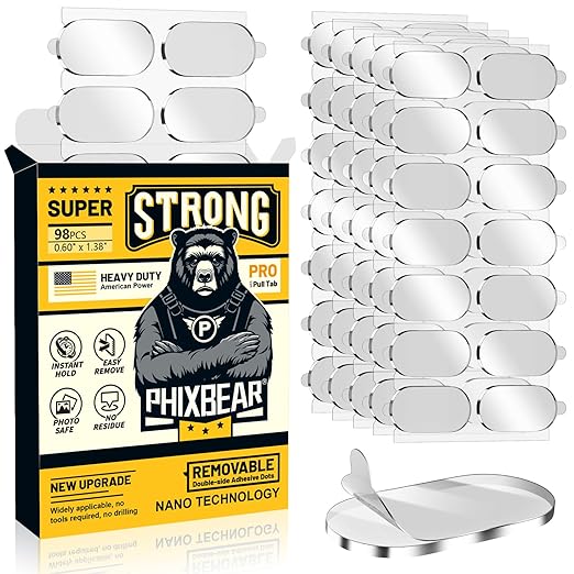 PHIXBEAR Extra Large-Pro Mounting Putty No Residue by PHIXBEAR