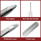 Tweezers for Women Facial Hair, Precision Slant Eyebrow Tweezers, Sharp Plucker - Image 4