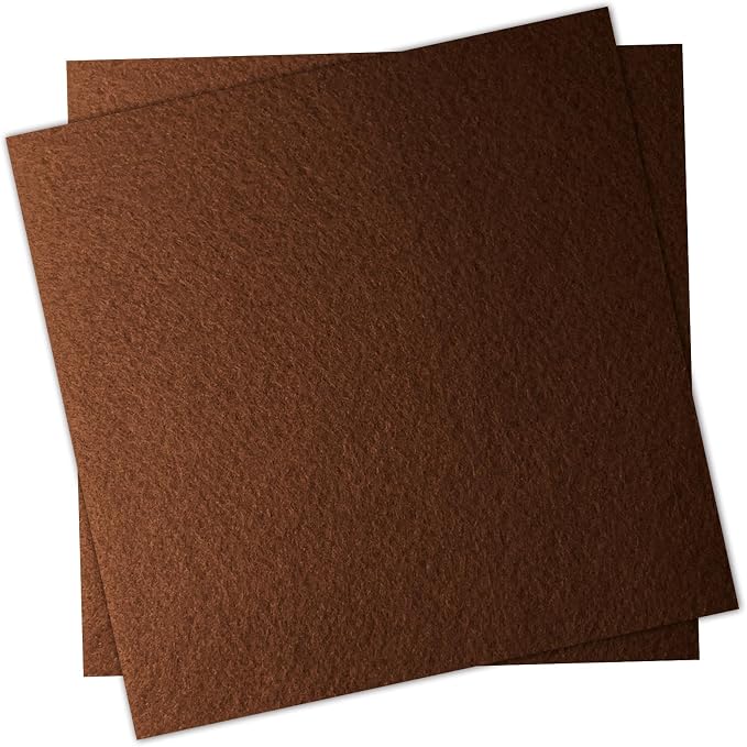 12" x 12" Felt Fabric Sheets for Crafts, 1mm Thick, Squares Felt Paper for by YHOLSDAS
