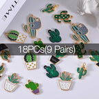 Bulk Gold Enamel Charms for Jewelry Making, Colorful Metal Charms Pendant for - Image 2