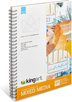 KINGART Mixed Media Paper Pad – 11x14 Inch, Heavyweight Acid-Free Paper – - Image 2