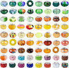 Aipridy Assortment European Large Hole Beads Spacer Beads Rhinestone Craft Beads - Image 3