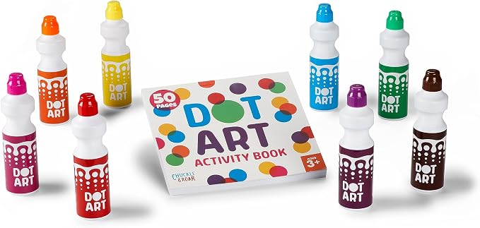 Chuckle & Roar - Dot Art Activity Kit - Mess Free Washable Markers - Image 6