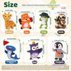OEHPICC Needle Felting Starter Kit, 7 Cute Buddy Wool Felting Kit, Animal Felt - Image 3