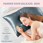 BEDELITE Satin Pillowcase for Hair and Skin, Super Soft Similar to Silk Pillow - Image 3