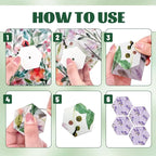600 PCS Hexagon Piecing Paper Templates, Quilting Templates Accessories - Image 4