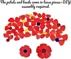 Esweny 12 Flower Stained Glass Mosaic Tiles - Image 2