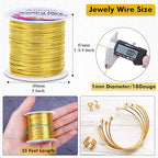 Jewelry Wire for Jewelry Making, Anezus Craft Wire Tarnish Resistant Copper - Image 2