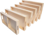 Wooden Nested Serving Trays, Unfinished Rectangle Trays - Image 5