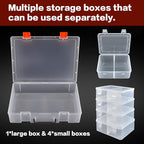 ALCYON 1600+ Baseball Card Storage Box, Sports Cards Holder Organizer Hard - Image 4