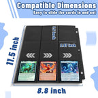 3600 Pockets Trading Card Binder Sleeves, Baseball Card Sleeves Fit - Image 6