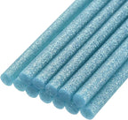 uxcell Mini Hot Glue Sticks for Glue Gun 11mm x 200mm Glitter Sky Blue 12pcs by uxcell