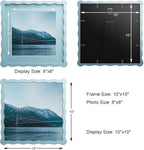 10x10 Wavy Picture Frame With Mat - Image 3