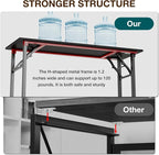 TEMI Long Computer Desk Folding Table - Image 8