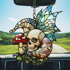 Boho Skeleton Mushroom Acrylic Suncatcher Stained Glass Effect Window Car - Image 5