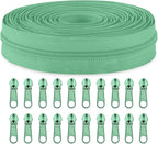 Sawoake #5 Nylon Coil Zippers by The Yard Bulk 10 Yards by Zipper