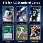 200 Card Sleeves Hard Plastic, Premium Baseball Card Sleeves, Sports Football - Image 5