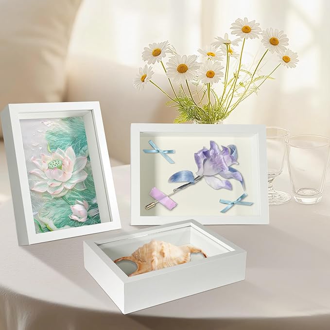 4x6 Small Shadow Box Frame Display Case - Image 5