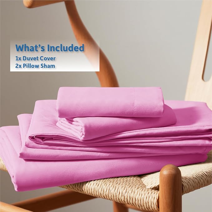 Nestl Light Pink Duvet Cover Full Size - Image 9