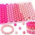 150Pcs Silicone Beads 15mm Mix Color, Bulk Silicone Beads 15mm by Kovict