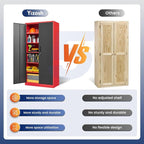 Yizosh Metal Garage Storage Cabinet - Image 8