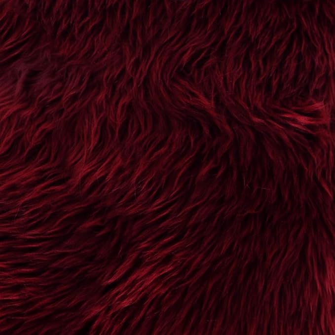Faux Fake Fur Long Pile Luxury Shaggy/Craft, Decorations / 60" Wide/Sold by The by FabricEmpire