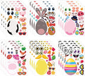 24 Sheets of Easter Stickers for Kids: 6 Unique Colorful Eggs Designs for by Cosomia