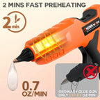 THINKWORK Hot Glue Gun, 20V Cordless Glue Gun - Image 3